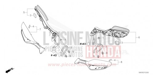 MIROIR CBR1000STR de 2024